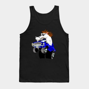 Blue Mustang!!! Tank Top